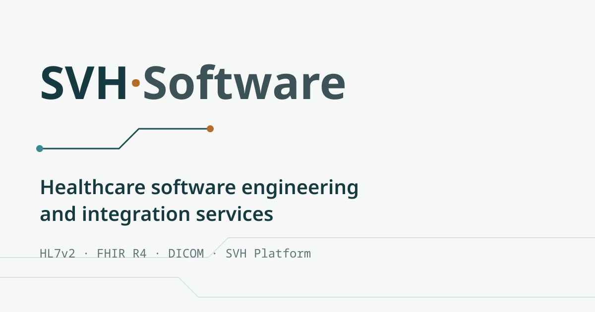 SVH Software — Healthcare software engineering and integration services